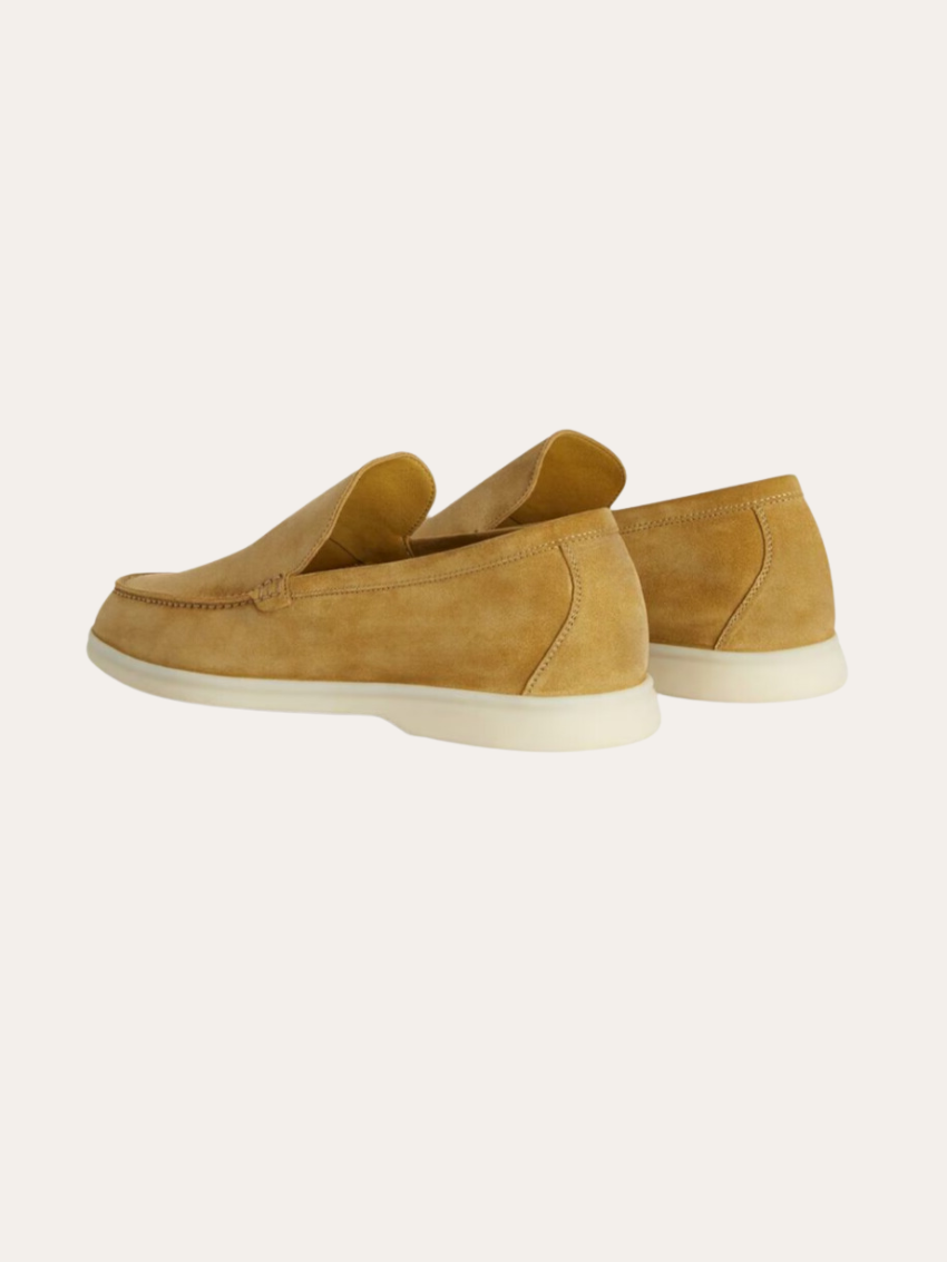 Mocassini Eleganti In Suede Per Uomo Ginger
