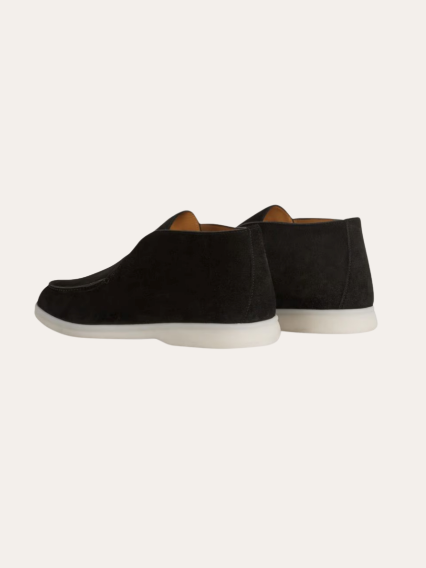 Mocassini in Camoscio Nero Eleganti per Comfort e Stile