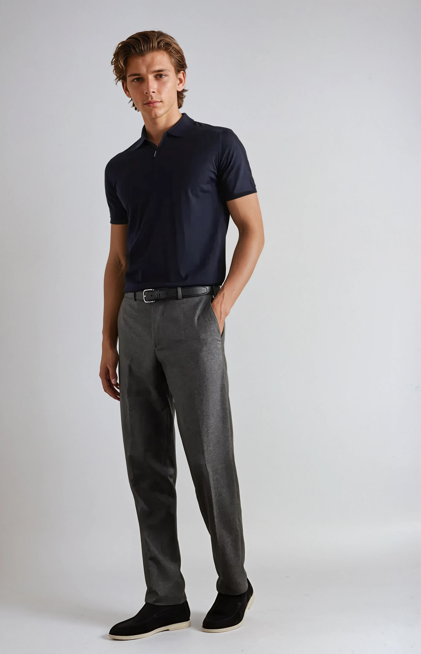 Mocassini in Camoscio Nero Eleganti per Comfort e Stile