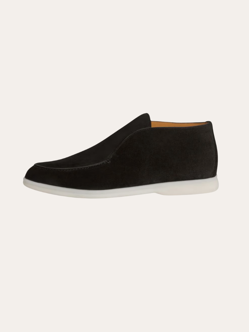 Mocassini in Camoscio Nero Eleganti per Comfort e Stile