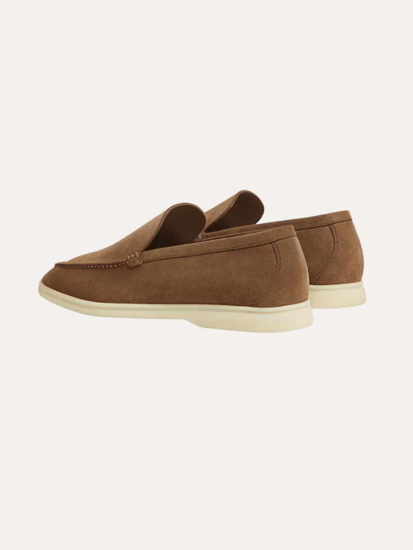Mocassini in Suede Marrone Eleganti per Comfort e Stile