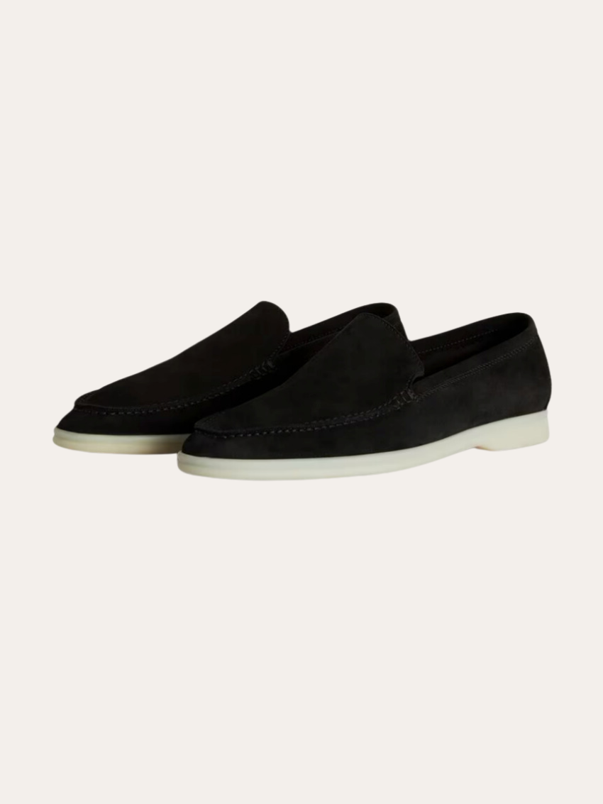 Mocassini in Suede Neri per Uomo Eleganti e Confortevoli