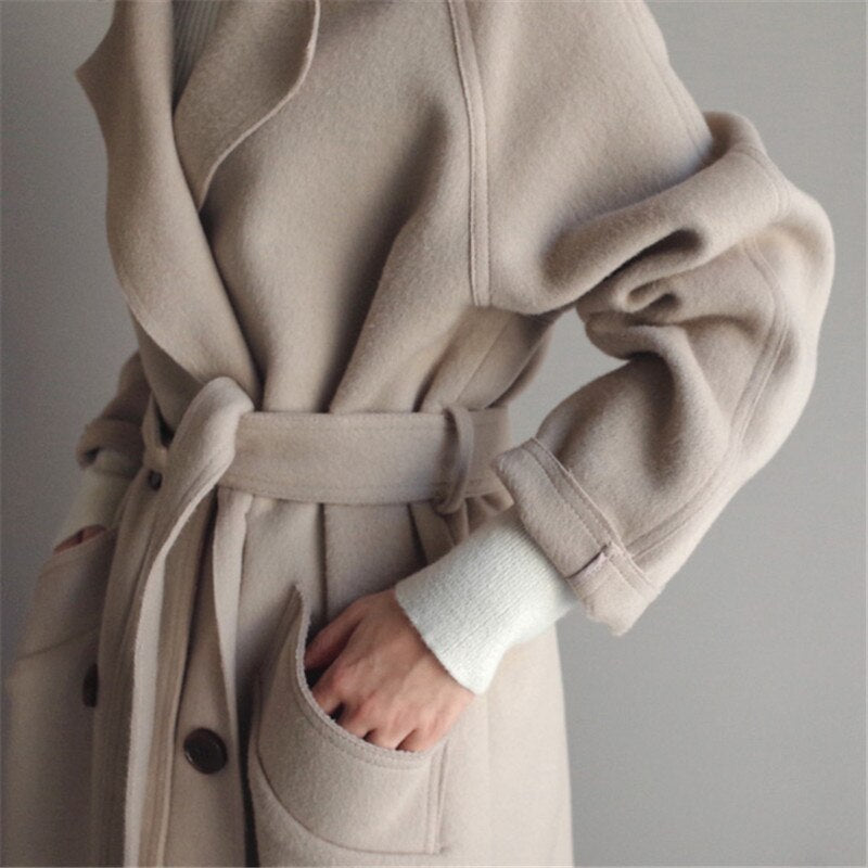 Acelya | Cappotto lungo in lana