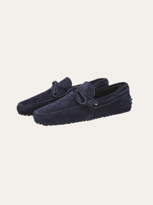 Mocassini Blu Marino in Suede Eleganti per Comfort e Stile