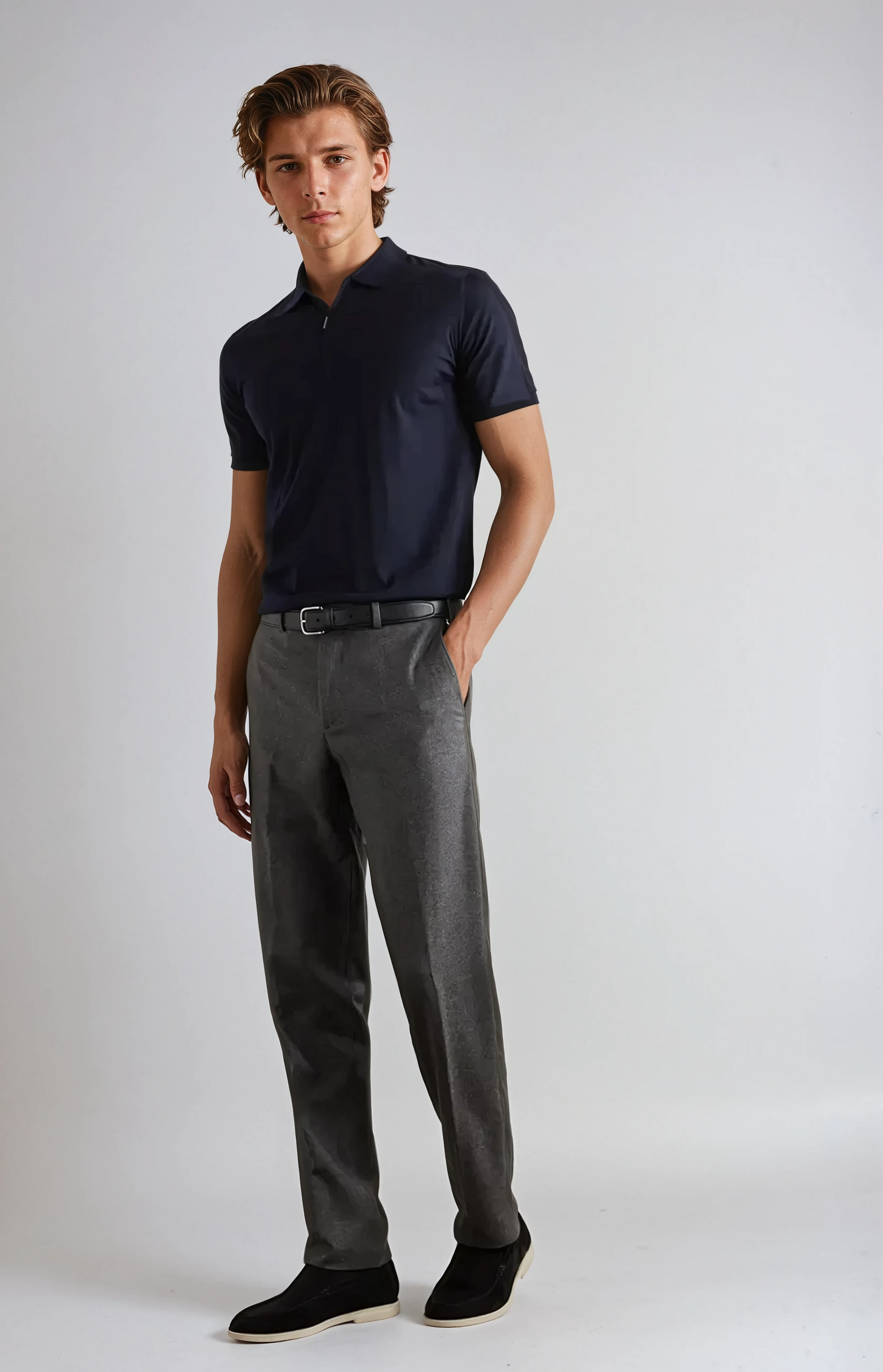 Mocassini in Camoscio Nero Eleganti per Comfort e Stile