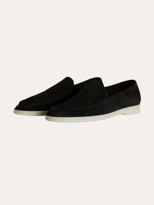 Mocassini in Suede Neri per Uomo Eleganti e Confortevoli