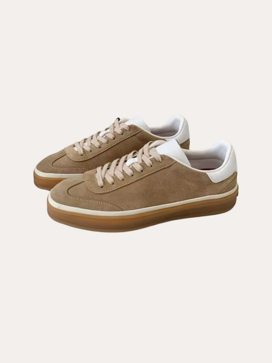 Sneakers Suede Khaki Eleganti e Confortevoli per Uomo